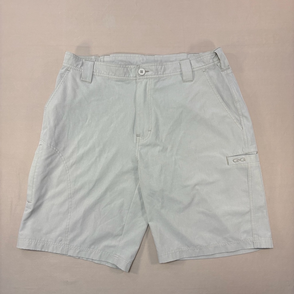 Gameguard Travel Shorts Men’s Beige Quick Dry Gorpcore Fishing‎ Hiking Sz Large